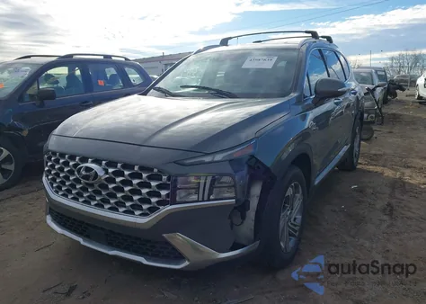 2022 Hyundai Santa Fe Sel из США, поврежденный, VIN 5NMS64AJXNH423939